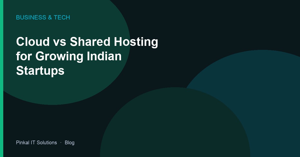 Cloud vs Shared Hosting for Growing Indian Startups